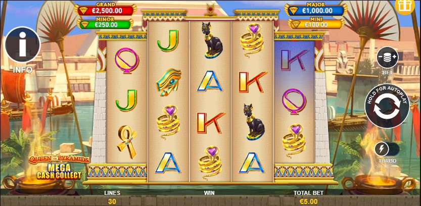 Queen of the Pyramids Mega Cash Collect Queen of the Pyramids Mega Cash Collect